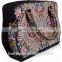 2016 new arrival canvas women handbag cheap embroidery handbag