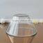 Clear middle size glass bowl for daily use