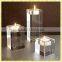 Handmade Transparent K9 Crystal Candle Holder For Party Table Decoration