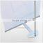 Portable Advertising L Banner Stand Poster Stand For Exihibition