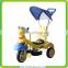 2016 newest mother baby stroller bike, metal tricycles for childrens, with music,light and push bar