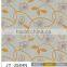 JY-3584 Laminated PVC tablecloth with non-woven/flannel backing( golden/silver partial printing)