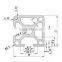 Aluminum Extrusion Profile for Sliding Window and Wardrobe Accessory Parts