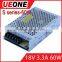 ueone factory 18v 3A switching power supply open 60W