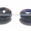 Natural Sodalite Faceted Handmade Roundel Big Hole Beads