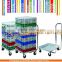 plastic stakable pallet crate for tableware