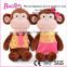 2016 Best selling High quality Customize Cute Fashion Toys and Holiday gifts Wholesale Cheap Plush stuffed toy Monkey