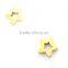 18K Gold Plated Tiny Star Charm Connectors for Rope Bracelets