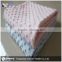 China factory wholesale SGS ultra soft dot minkee fabric, minky dot fabric for baby blanket and pillow