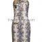 2016 latest design one pieces dress Chrismas gift Snake skin Pattern girls sexy night dress photos