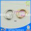 Metal D ring Metal cut D-ring round profile 4mm wire thicknessCustomized size key fob ring,top quality copper gift/ring/key chai