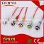 Filn 6mm 12v argon lamp bulb metal laser stage light LED indicator light with wire