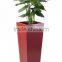grc fiberglass box shape large pot planter for sale