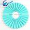 Creative Designing Silicone Placemat Fold Dinner Mat Round Table Coaster Heat Insulation Cushion