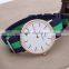 promotional gift cheap electric nylon band quartz watch thin plate for adults
