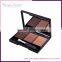 Hot Sale 3 Color Eye Brow Kit waterproof eyebrow powder with brow brush