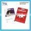 Hanging PVC membership card with punch hole