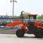 China compact 2000kg construction machinery front end loader with backhoe bucket