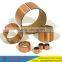 UF850 bimetal bush steel+bronze layer 0.3mm-0.6mm copper bushing oil groove bronze bush made in China bi metal bearing bushing