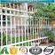 White PVC Coated Ornamental Galvanized Steel Picket Fence