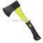 China factory of carbon steel fiberglss handle axe with tpr antislip handle
