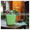 Hotsale mini square flower pots,outdoor solar led flower pots