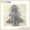 christmas wired tinsel garland/stage decoration for festival/christmas ornament