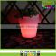 plastic led lighted flower pots for party