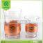 High Quality Glass Hurricane and Glass Candle Holder With Cooper
