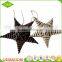 Wholesale christmas tree ornament wicker star festival decorations