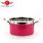 custom-color hot sale stainless steel cooking pot sets