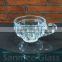 2017 Machinemade Embossed Glass Tea Cup