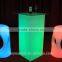 Rechargeable battery disco modern glowing furniture with IR remote control