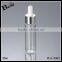 wholesale promotion cosmetic blue pet golden aluminum perfume essential oil beard oil 30ml plastic dropper bottle