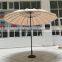 Outdoor 9FT Tan Garden Market Fiberglass Umbrella