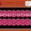 Zebra/leopard mesh silk spanish lace fabric trim for garments
