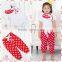 High quality baby outfit boutique kids spring two pieces clothing set wholesale children clothes