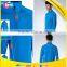 100% Polyester Half Zip Shirt Wholesale Sports Gym Quick dry Men's Running Fitness Half-zip Long Sleeve Shirts