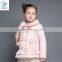 Girls Winter Coat Sweet Style Children Clothes With Pleated Hem 2017 New Design