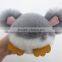 Myfur Popular Penguin Pattern Real Rabbit Fur Made Bag Accessory Pendant