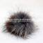 Myfur Manufacturing Wholesale Natural Raccoon Fur Customized Colour Pom Poms