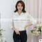 custom wholesale ladies blouse patterns women cotton formal business blouse with dot