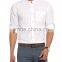 White Regular Solid Long Sleeve Shirt