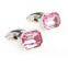 Fashion Elegant Crystal Jewelry Men's Cufflinks