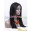 16inch 1# yaki indian remy human hair full lace wig in stock