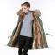 Latest Genuine Raccoon Fur Lined Fashion Fur Parka for Women