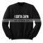 wholesale screen printing shirt/customise brand sweatshirt/high quality sweatshirt OEM service
