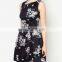 CHEFON Cut out back pleated unique evening dresses