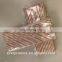 Eco Multi White Pink Striped Paper Drinking Straws