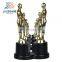 High Quqlity OSCAR 3D person shape zinc alloy sports custom finisher medal wholesale trophy